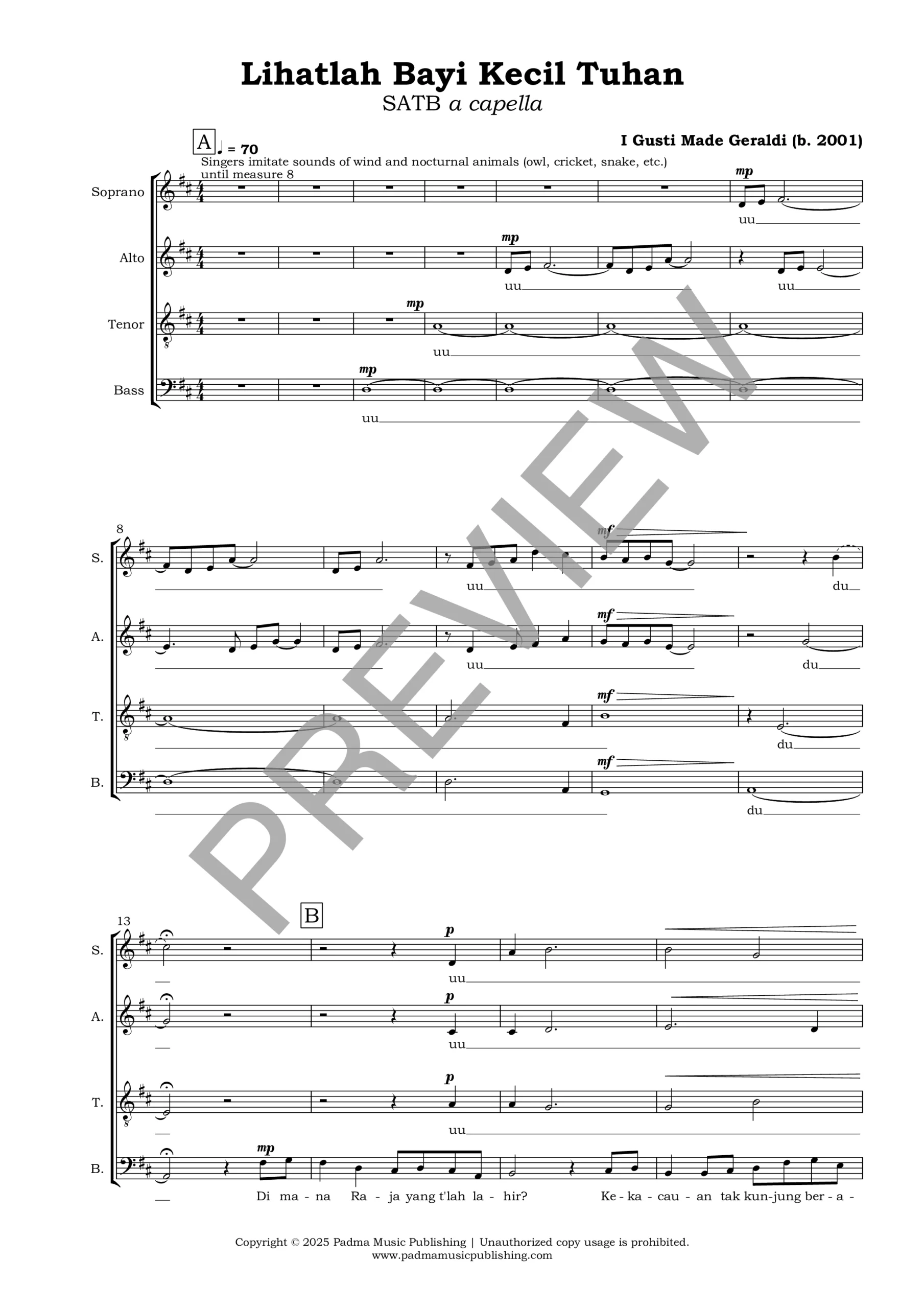 Lihatlah Bayi Kecil Tuhan (I Gusti Made Geraldi) PREVIEW 1