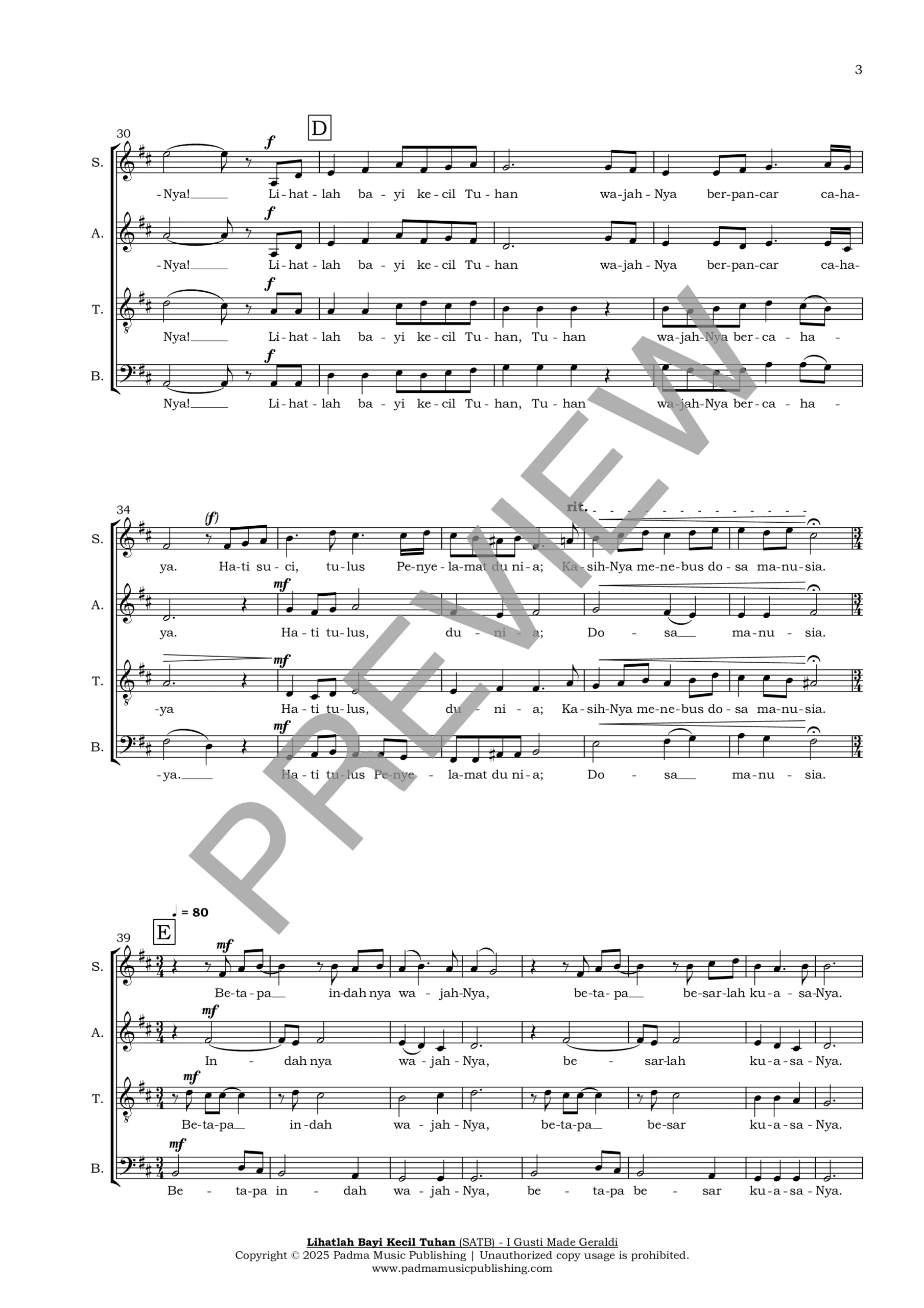 Lihatlah Bayi Kecil Tuhan (I Gusti Made Geraldi) PREVIEW 2