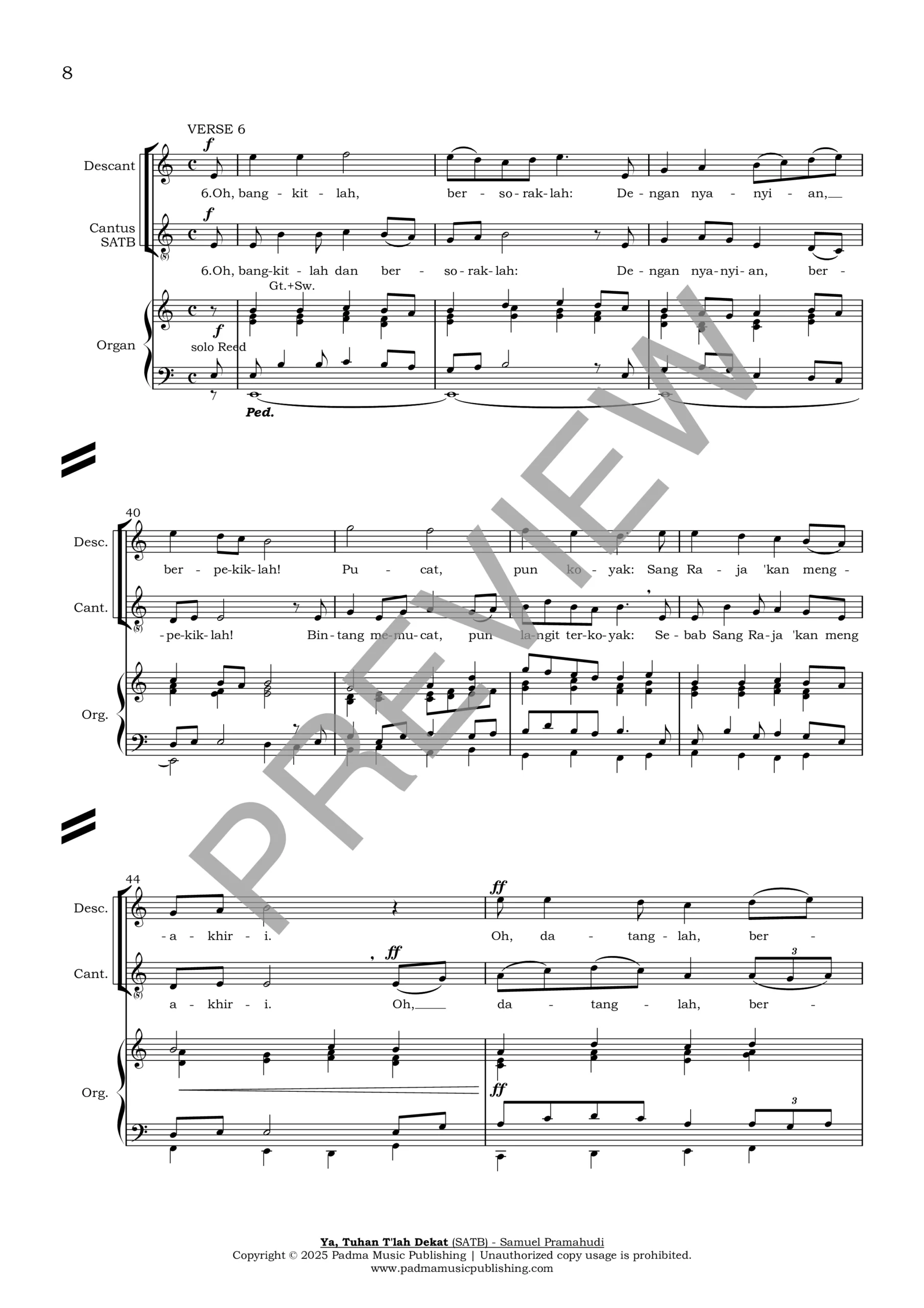 Ya, Tuhan Tlah Dekat! (Samuel Pramahudi) PREVIEW 2