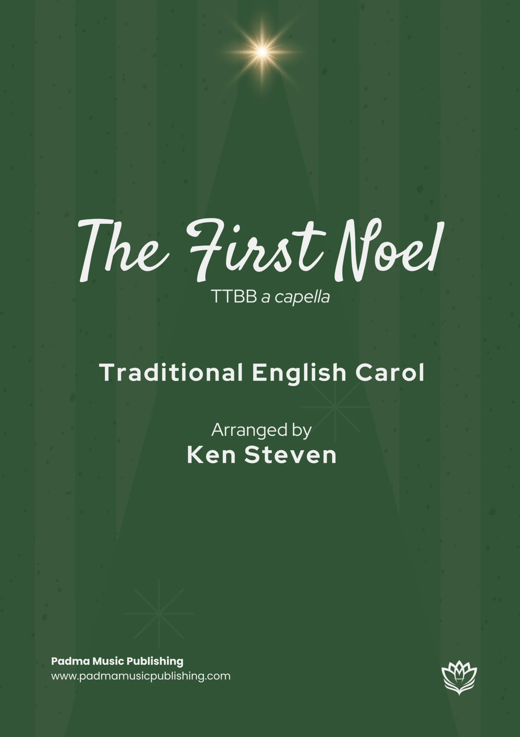 The First Noel (arr Ken Steven) PREVIEW cover