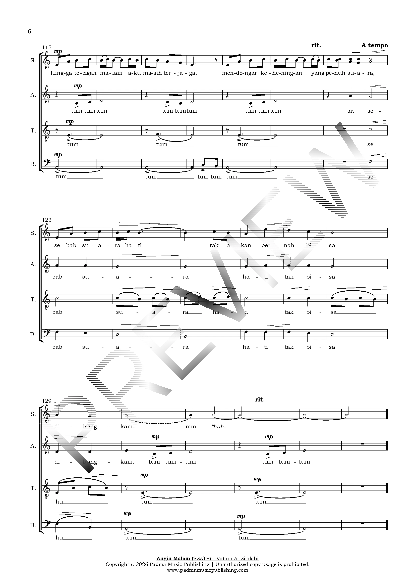 Angin Malam (SATB div.) - Gambar 3