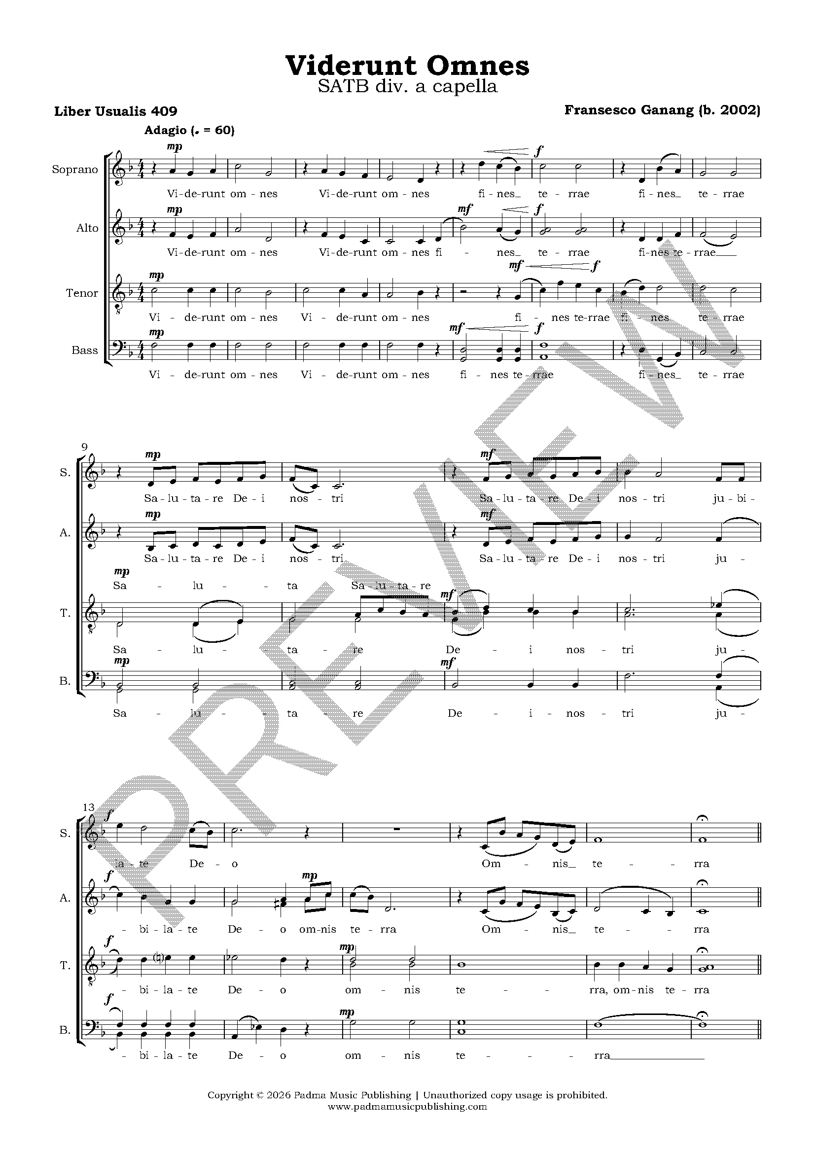 Viderunt Omnes (SATB div.) - Gambar 2