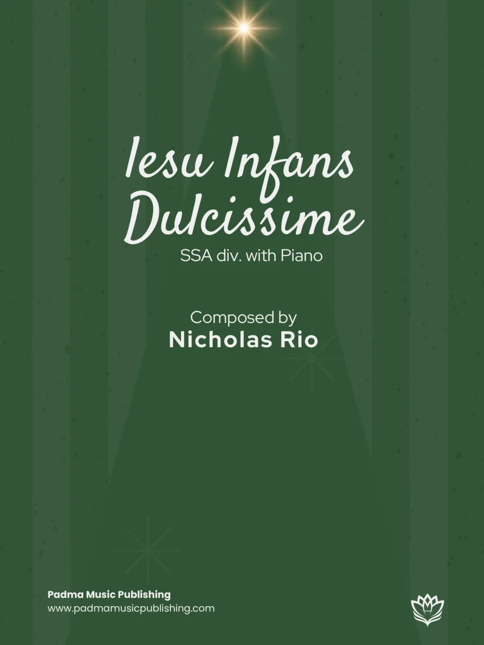 Iesu Infans Dulcissime (Nicholas Rio) PREVIEW cover