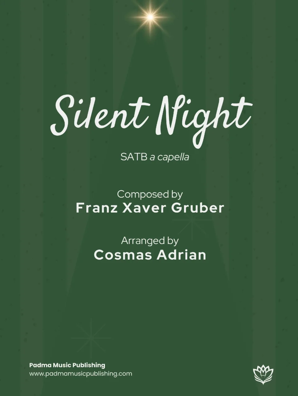 Silent Night (arr Cosmas Adrian) PREVIEW cover