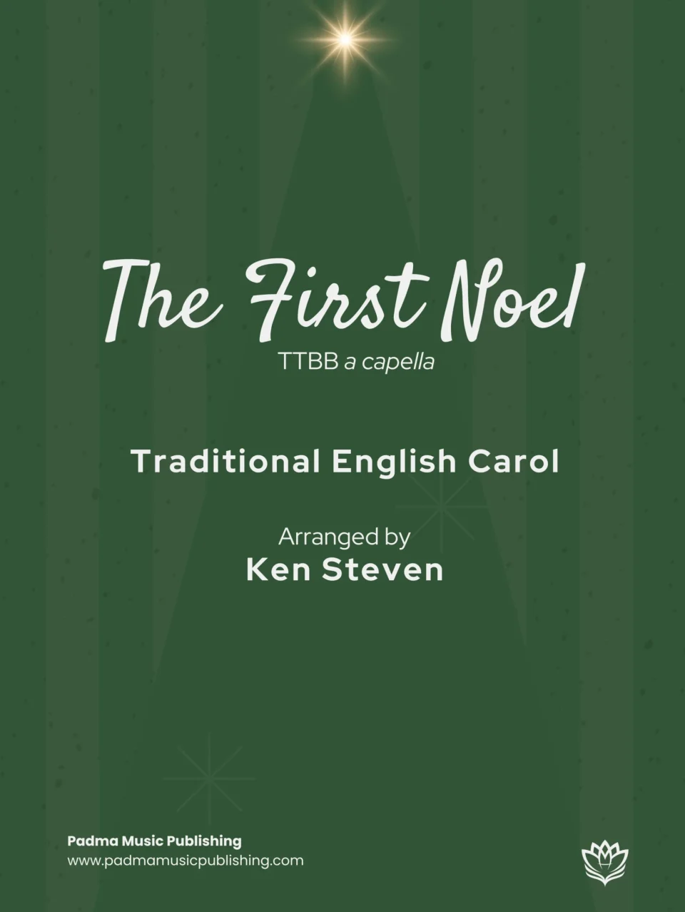 The First Noel (arr Ken Steven) PREVIEW cover